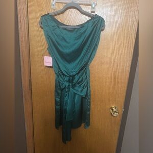 dress free satin like size medium NWT